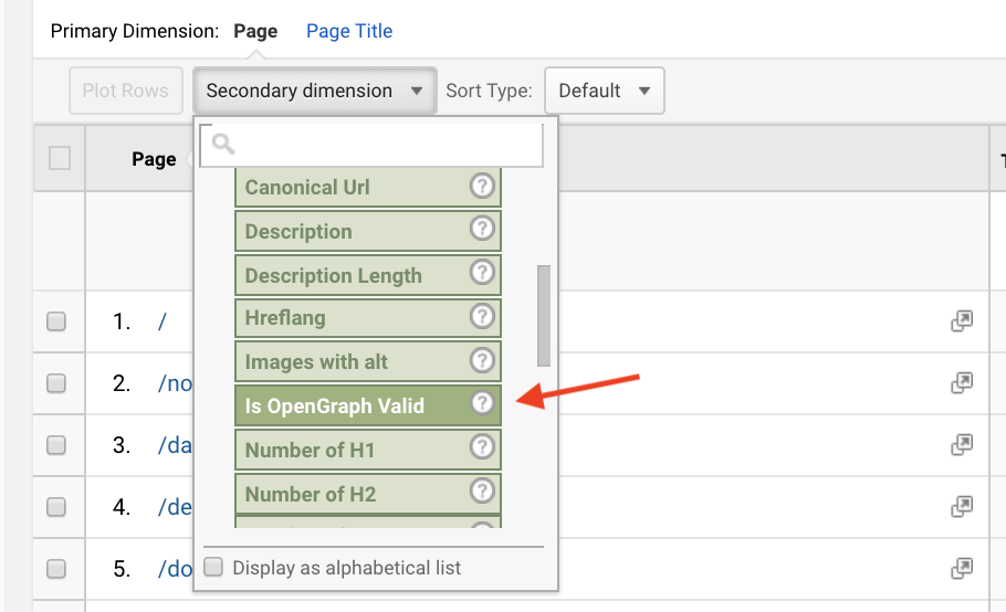 choose_open graph custom dimension